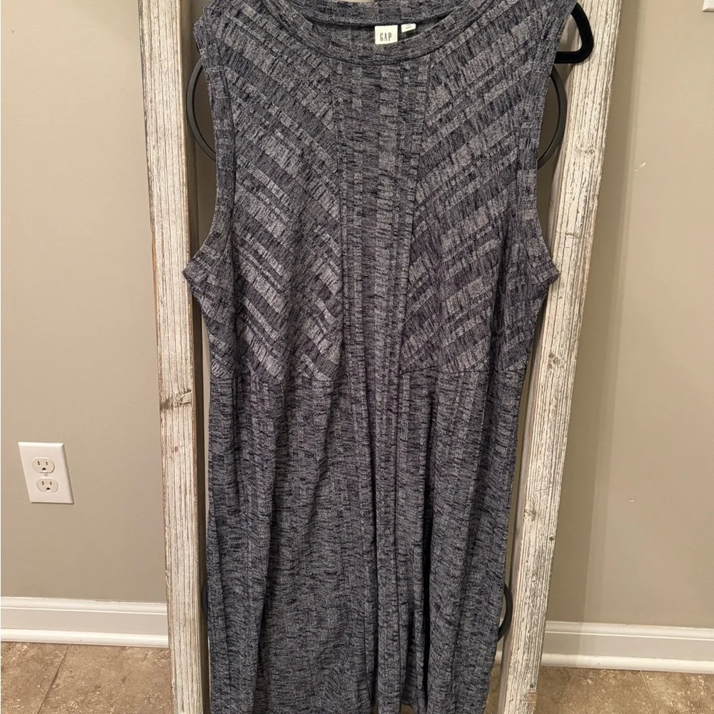 GAP Women's Gray Sleeveless Dress Size XXL